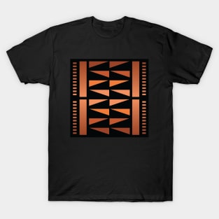 “Dimensional Funk (3)” - V.5 Brown - (Geometric Art) (Dimensions) - Doc Labs T-Shirt